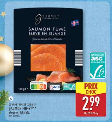 GOURMET FINEST CUISINE® SAUMON FUMÉ