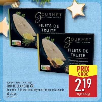 GOURMET FINEST CUISINE® TRUITE BLANCHIE