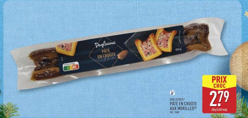 DUCLOS PÂTÉ EN CROÛTE AUX MORILLES