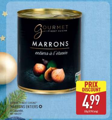 GOURMET FINEST CUISINE® MARRONS ENTIERS