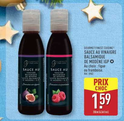 SAUCE AU VINAIGRE BALSAMIQUE DE MODÈNE IGP