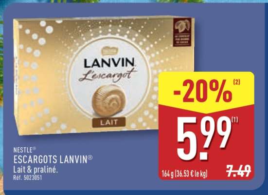 NESTLE Escargots LANVIN