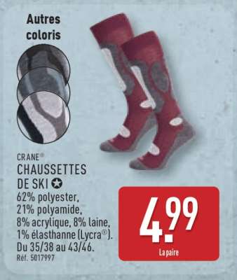 CHAUSSETTES DE SKI