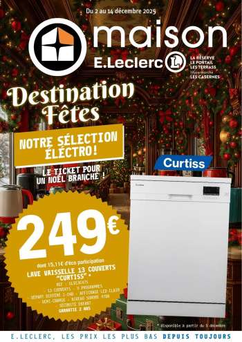 Catalogue E.Leclerc - 02/12/2025 - 14/12/2025.