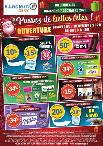 Catalogue E.Leclerc - 04/12/2025 - 07/12/2025.
