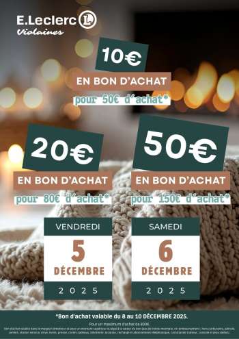Catalogue E.Leclerc - 04/12/2025 - 06/12/2025.