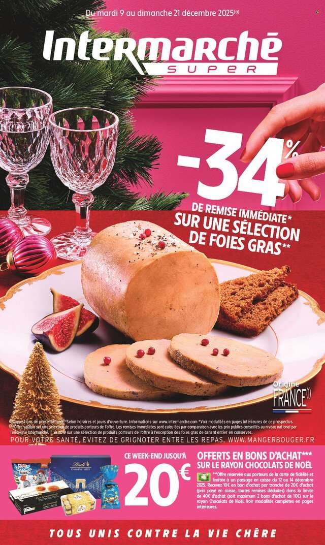 Catalogue Intermarché Super - 09/12/2025 - 21/12/2025.