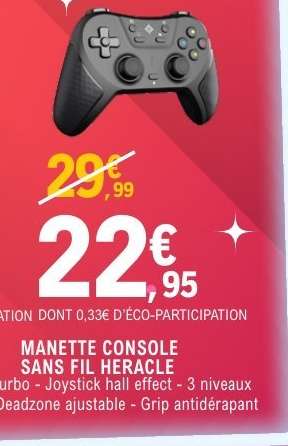 MANETTE CONSOLE SANS FIL HERACLE