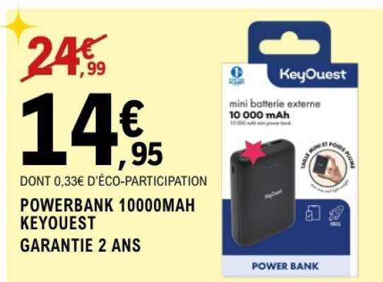 POWERBANK 10000MAH KEYOUEST