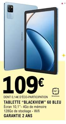 TABLETTE “BLACKVIEW” 60 BLEU