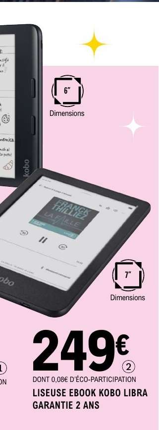 Liseuse Ebook Kobo Libra