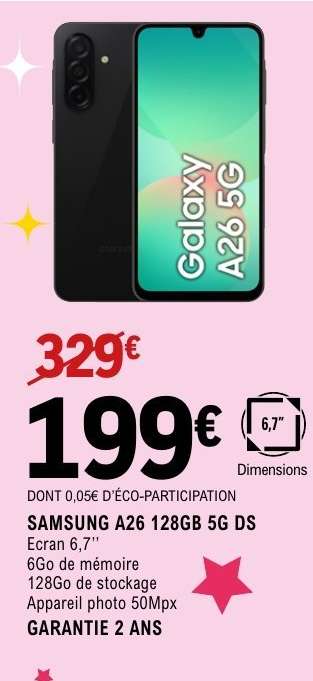Samsung A26 128GB 5G DS