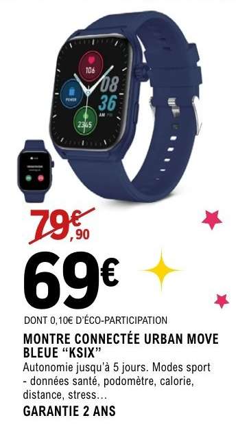 Montre Connectée Urban Move Bleue “KSIX”