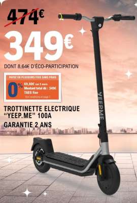 Trottinette Electrique "YEEP.ME" 100A