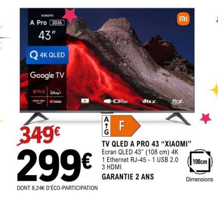 TV QLED A PRO 43 "XIAOMI"