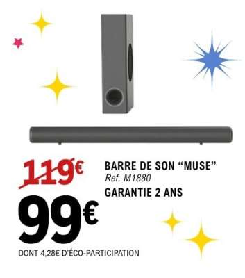 BARRE DE SON “MUSE”