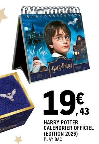 HARRY POTTER CALENDRIER OFFICIEL (EDITION 2026)