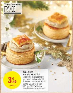 BOUCHÉE RIS DE VEAU