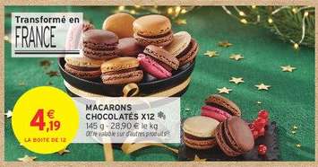 MACARONS CHOCOLATÉS X12