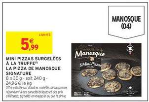 MINI PIZZAS SURGELÉES À LA TRUFFE