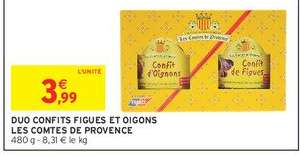 DUO CONFITS FIGUES ET OIGNONS LES COMTES DE PROVENCE