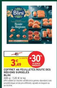 COFFRET 46 FEUILLETÉS ROUTE DES RÉGIONS SURGELÉS
