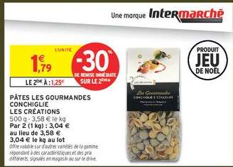 PÂTES LES GOURMANDES CONCHIGLIE LES CRÉATIONS