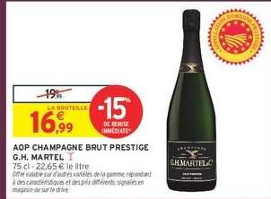 AOP Champagne Brut Prestige G.H. Martel