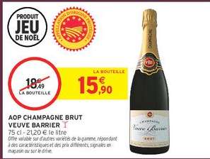 AOP CHAMPAGNE BRUT VEUVE BARRIER