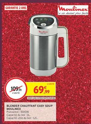 BLENDER CHAUFFANT EASY SOUP MOULINEX