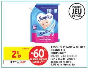 ASSOUPLISSANT À DILUER GRAND AIR SOUPLINE