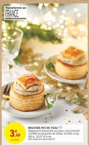 BOUCHÉE RIS DE VEAU