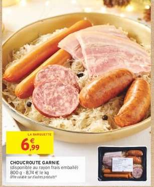 CHOUCROUTE GARNIE