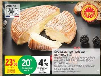 Époisses Perrière AOP Berthaut