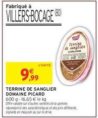Terrine de Sanglier Domaine Picard