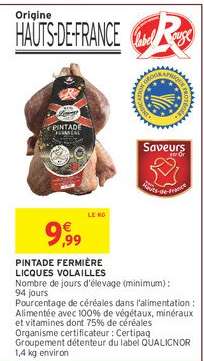 Pintade Fermière