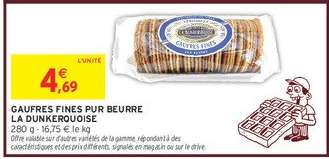 Gaufres fines pur beurre LA DUNKERQUOISE