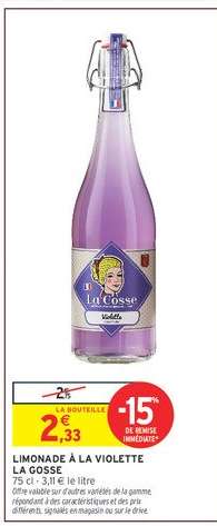 Limonade à la Violette La Gosse