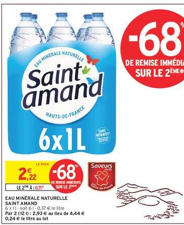 Eau Minérale Naturelle Saint Amand