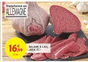Salami à l'ail Jeca