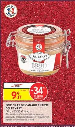 Foie Gras de Canard Entier Delpeyrat