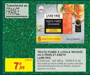 Labeyrie Truite fumée