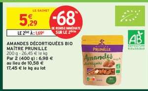 Amandes Décortiquées Bio Maître Prunille
