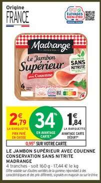 Le Jambon Supérieur avec Couenne