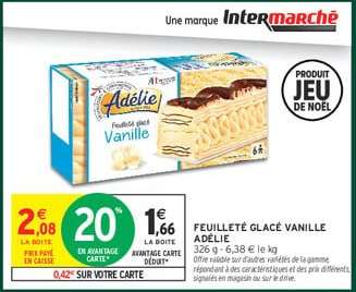 FEUILLETÉ GLACÉ VANILLE ADÉLIE