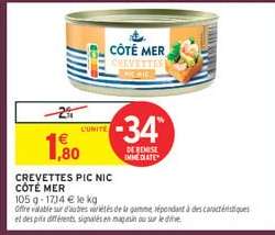 CREVETTES PIC NIC CÔTÉ MER