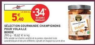 SÉLECTION GOURMANDE CHAMPIGNONS POUR VOLAILLE BORDE