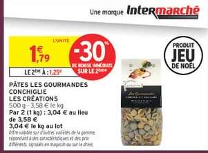 PÂTES LES GOURMANDES CONCHIGLIE LES CRÉATIONS