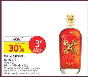 RHUM ORIGINAL 'BUMBU'