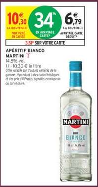 Apéritif Bianco Martini